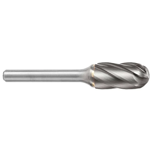 ATA SGSPRO 29024 Tool # SC01MNF, 6.0 mm Cutter DIA x 19.0 mm Length of Cut x 6.0 mm Shank DIA x 50.0 mm Overall Length, Solid Carbide Non-Ferrous Cylindrical Ball Nosed Bur for Non-Ferrous Materials