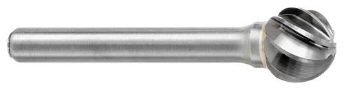 ATA SGSPRO 29036 Tool # SD-1M, 6.0 mm Cutter DIA x 5.0 mm Length of Cut x 6.0 mm Shank DIA x 50.0 mm Overall Length, Solid Carbide Non-Ferrous Ball Shaped Bur for Non-Ferrous Materials