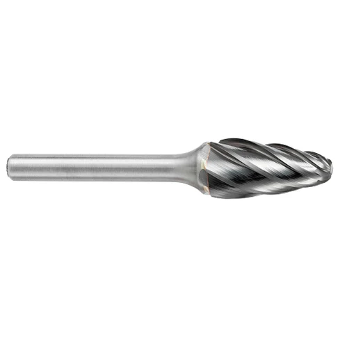 ATA SGSPRO 19068 Tool # SF-14, 3/4" Cutter DIA x 1 1/4" Length of Cut x 3/8" Shank DIA x 3 1/4" Overall Length, Brazed Carbide Non-Ferrous Ball Nosed Tree Shaped Bur for Non-Ferrous Materials