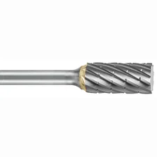 ATA SGSPRO 19604 Tool # SA-6, 5/8" Cutter DIA x 1" Length of Cut x 1/4" Shank DIA x 2 3/4" Overall Length, Brazed Carbide NG6 Double Cut Non-End Cutting Cylindrical NG6 Double Cut Next Generation Bur