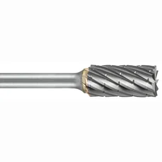ATA SGSPRO 19608 Tool # SB-5, 1/2" Cutter DIA x 1" Length of Cut x 1/4" Shank DIA x 2 3/4" Overall Length, Brazed Carbide NG6 Double Cut End Cutting Cylindrical NG6 Double Cut Next Generation Bur