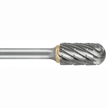 ATA SGSPRO 19613 Tool # SC-5, 1/2" Cutter DIA x 1" Length of Cut x 1/4" Shank DIA x 2 3/4" Overall Length, Brazed Carbide NG6 Double Cut Cylindrical Ball Nosed NG6 Double Cut Next Generation Bur