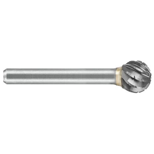 ATA SGSPRO 19618 Tool # SD-5, 1/2" Cutter DIA x 7/16" Length of Cut x 1/4" Shank DIA x 2 1/8" Overall Length, Brazed Carbide NG6 Double Cut Ball Shaped NG6 Double Cut Next Generation Bur