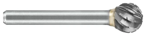 ATA SGSPRO 19615 Tool # SD-1, 1/4" Cutter DIA x 7/32" Length of Cut x 1/4" Shank DIA x 2" Overall Length, Solid Carbide NG6 Double Cut Ball Shaped NG6 Double Cut Next Generation Bur
