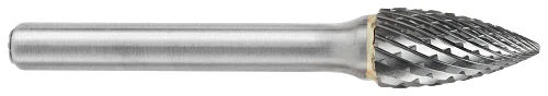 ATA SGSPRO 10364 Tool # SG-3L6, 3/8" Cutter DIA x 3/4" Length of Cut x 1/4" Shank DIA x 6 3/4" Overall Length, Brazed Carbide Heavy Duty Cut Heavy Duty Cut Pointed Tree Shaped Bur