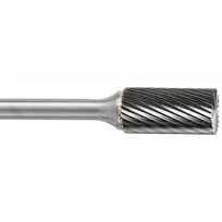 ATA SGSPRO 27250 Tool # SB-41M C, 1.5 mm Cutter DIA x 6.0 mm Length of Cut x 3.0 mm Shank DIA x 50.0 mm Overall Length, Solid Carbide Single Cut End Cutting Cylindrical Bur
