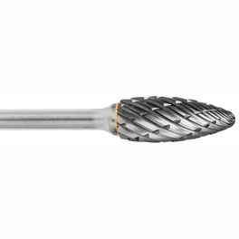 ATA SGSPRO 19370 Tool # SH-2, 5/16" Cutter DIA x 3/4" Length of Cut x 1/4" Shank DIA x 2 1/2" Overall Length, Brazed Carbide Steel Flame Shaped Bur for Steels