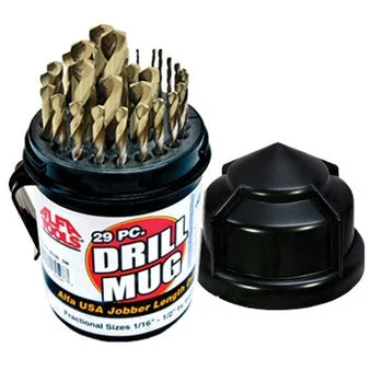 ALFA Tools S40190TTDM 29PC HSS SPLIT POINT TiN COATED TIPPED MUG 1/pack