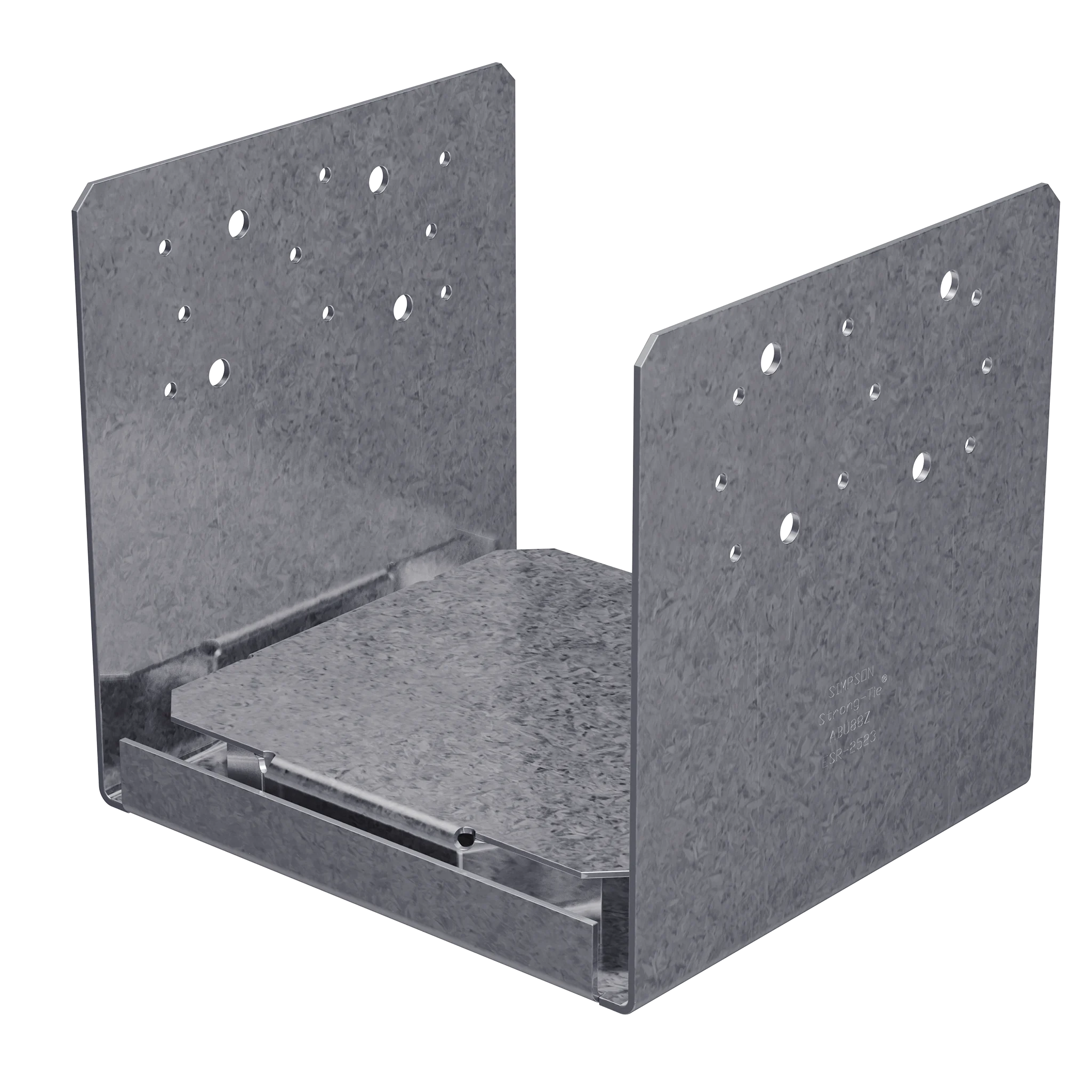 Simpson ABU88Z ABU ZMAX Galvanized Adjustable Standoff Post Base for 8x8 - Simpson Strong-Tie