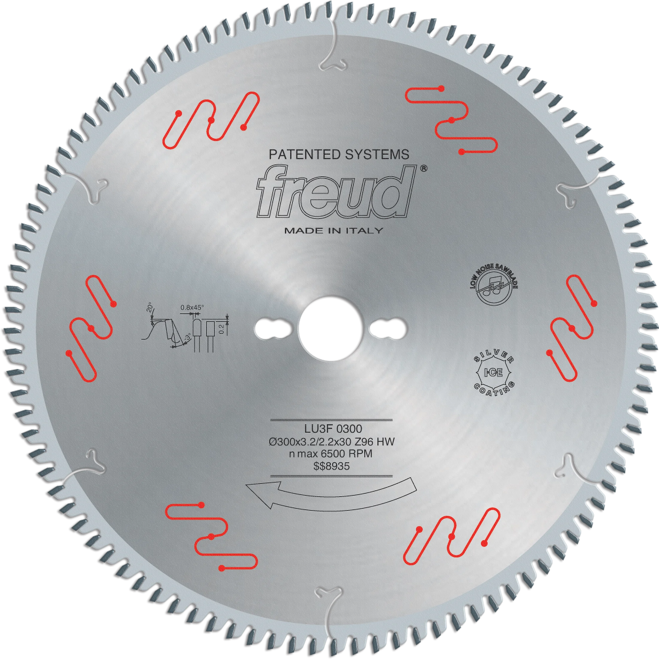 Freud LU3F03 300mm Panel Sizing Saw Blade for Sliding Table Saws - Freud/Diablo