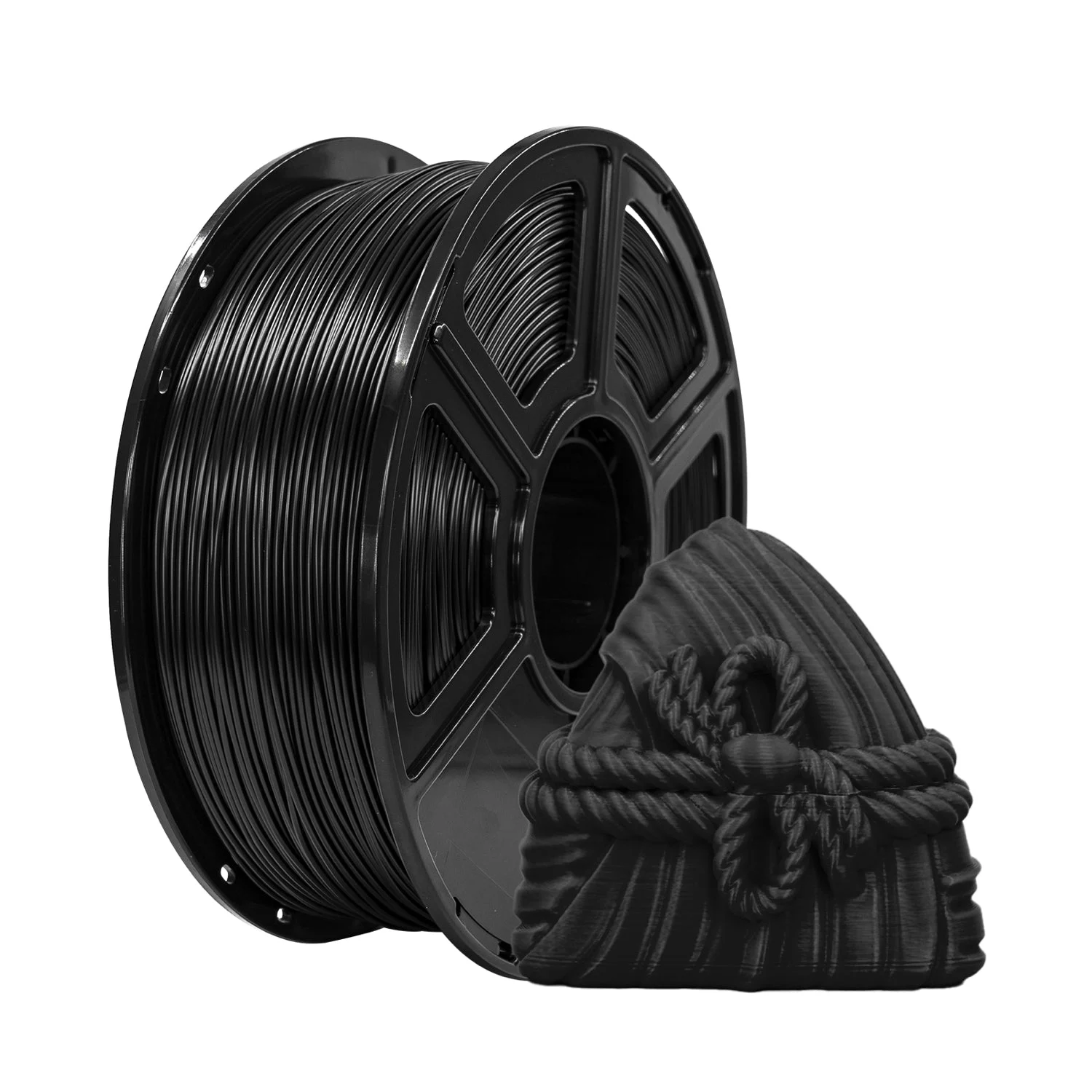 Flashforge ASA Filament 1.75mm Black, 3D Printer Filament 1kg (2.2lbs) Spool, Dimensional Accuracy +/- 0.02mm