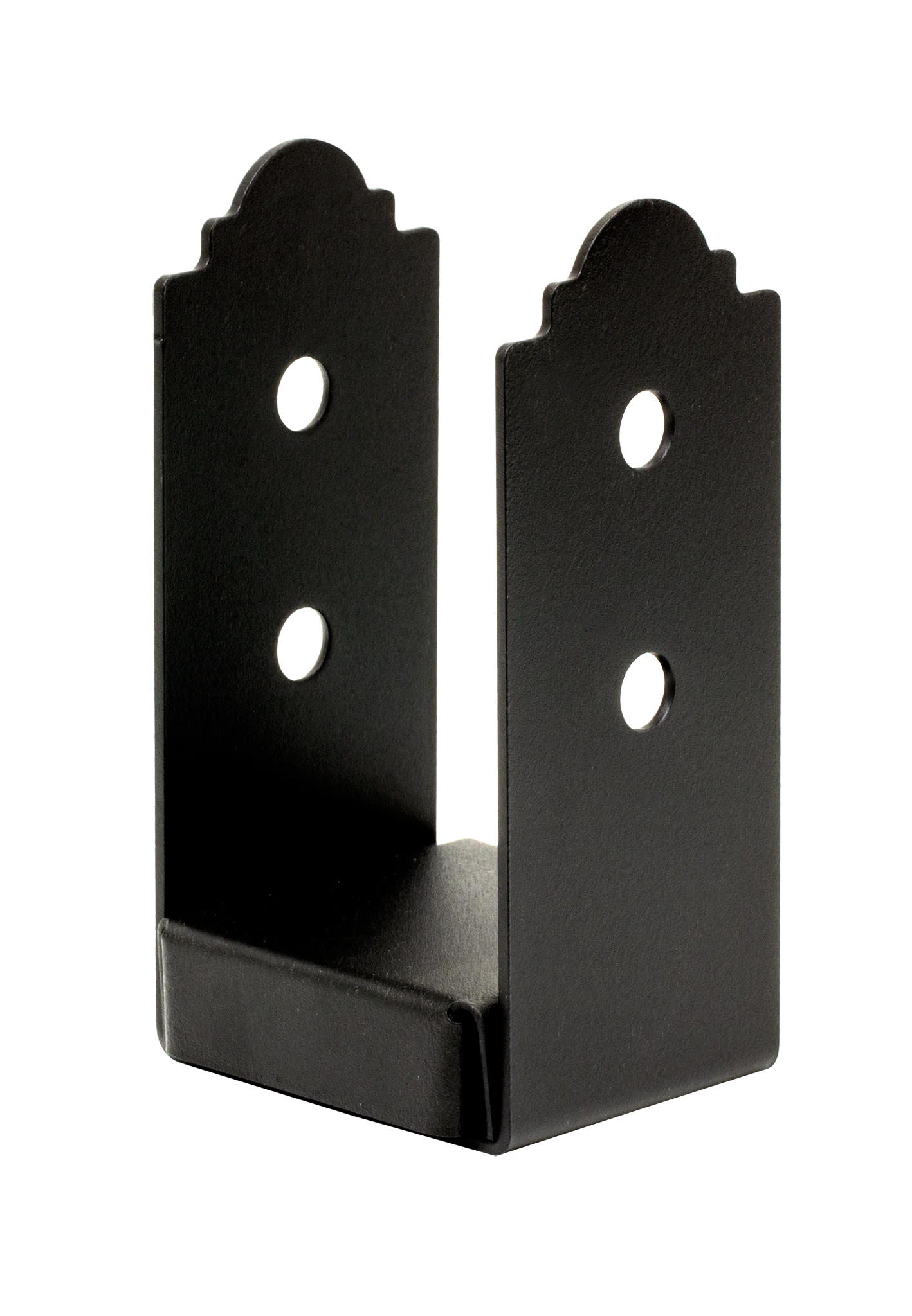 Simpson APB44 Outdoor Accents Mission Collection ZMAX, Black Powder-Coated Post Base for 4x4
