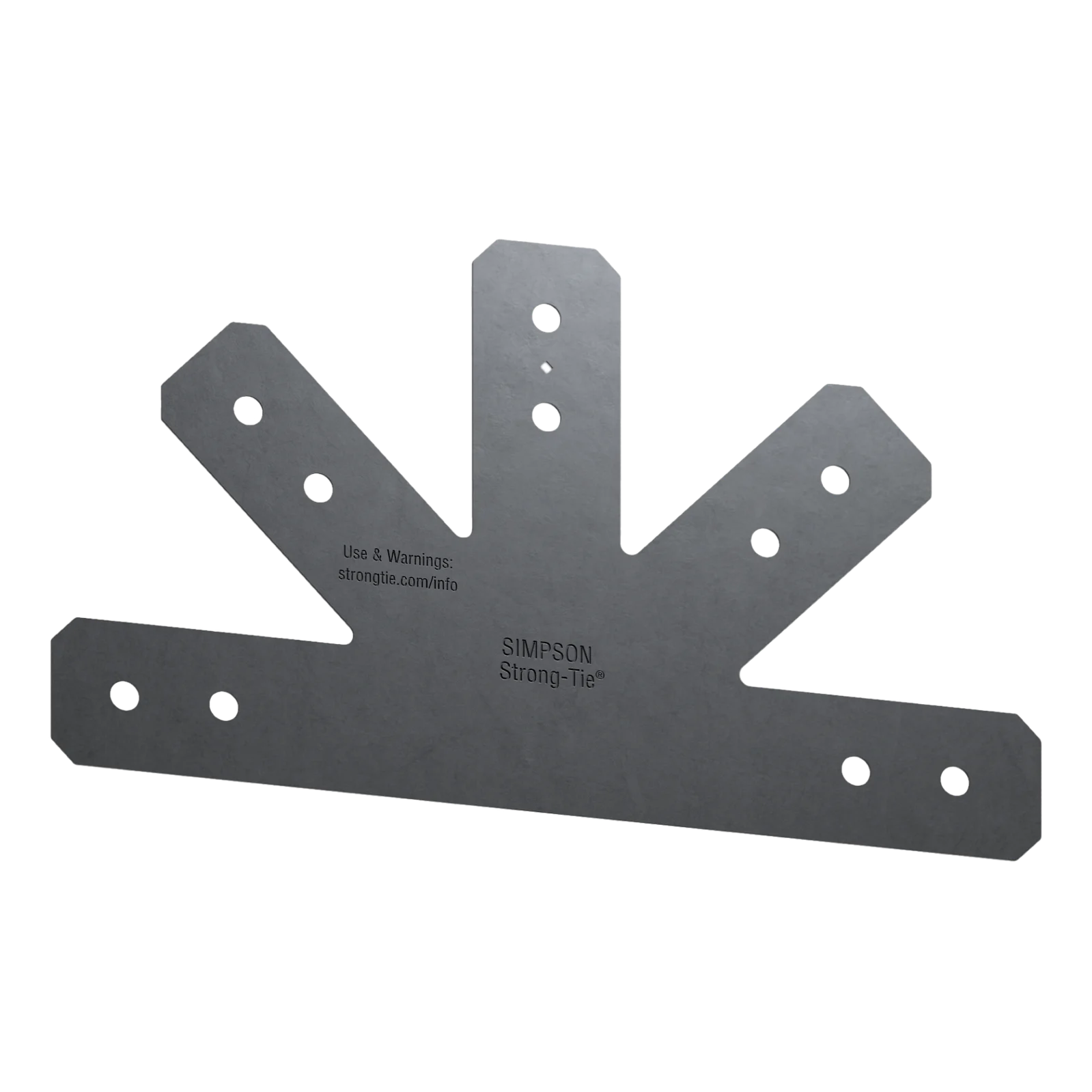 Simpson APVGP1212-4 Outdoor Accents Avant Collection 12:12 Pitch, Black Powder-Coated Gable Plate for 4x