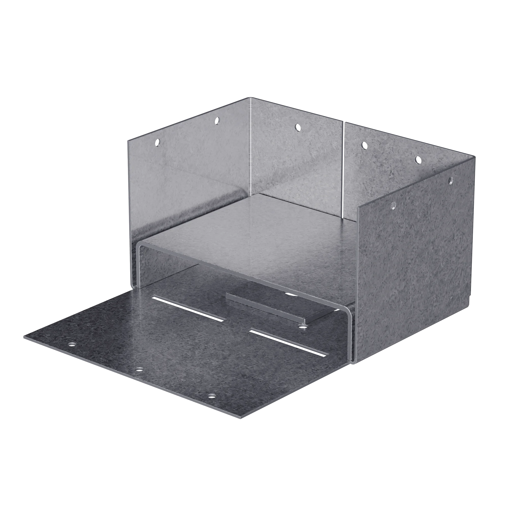 Simpson ABW46Z ABW ZMAX Galvanized Adjustable Standoff Post Base for 4x6 - Simpson Strong-Tie