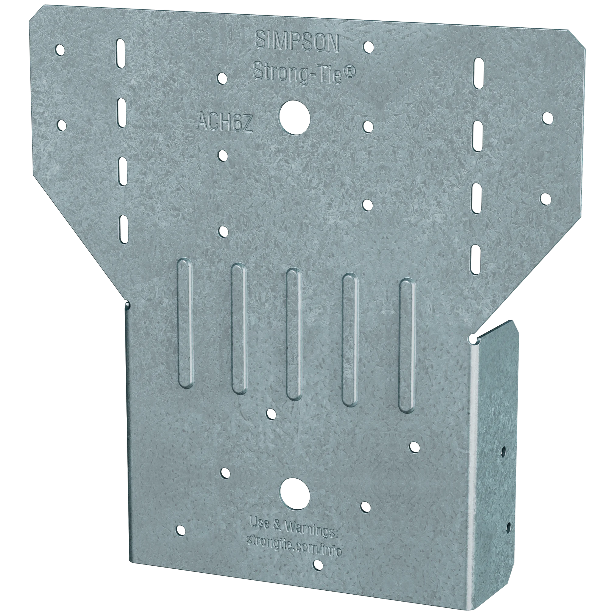Simpson ACH6Z ACHZ ZMAX Galvanized Adjustable Post Cap for 6x - Simpson Strong-Tie