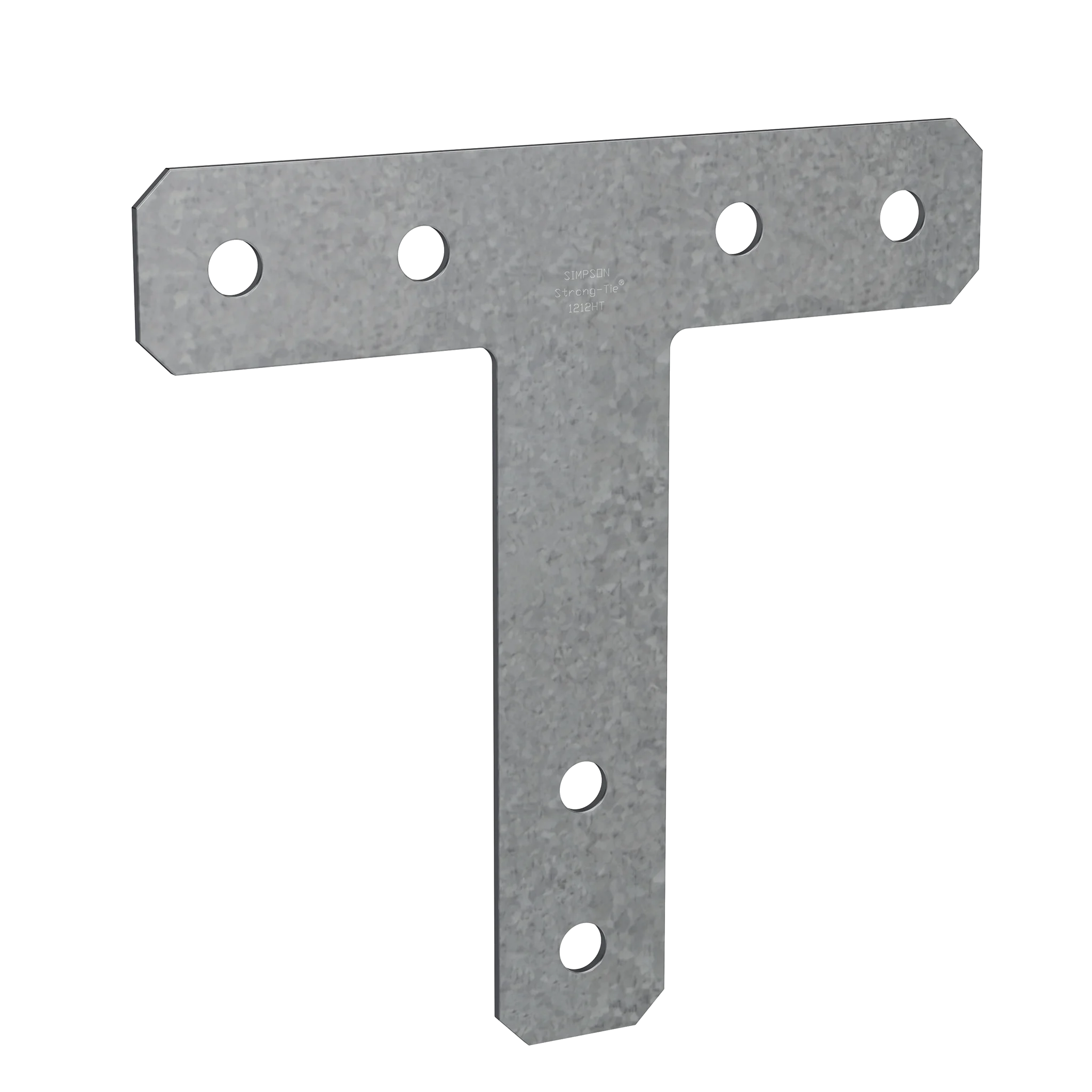 Simpson 1212HT HT 12 in. x 12 in. 7-Gauge Galvanized Heavy T Strap