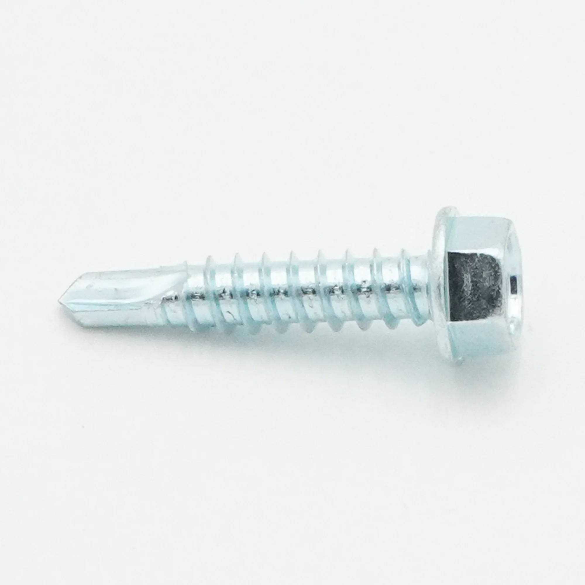 Malco BT164G 12-14X1 Bit-Tip #3 Point Self-Tapping & Self-Drilling Sheet Metal Screws- 5/16" Hex Washer Head | HVAC Fastners | Structural & Layered Metal (Count)
