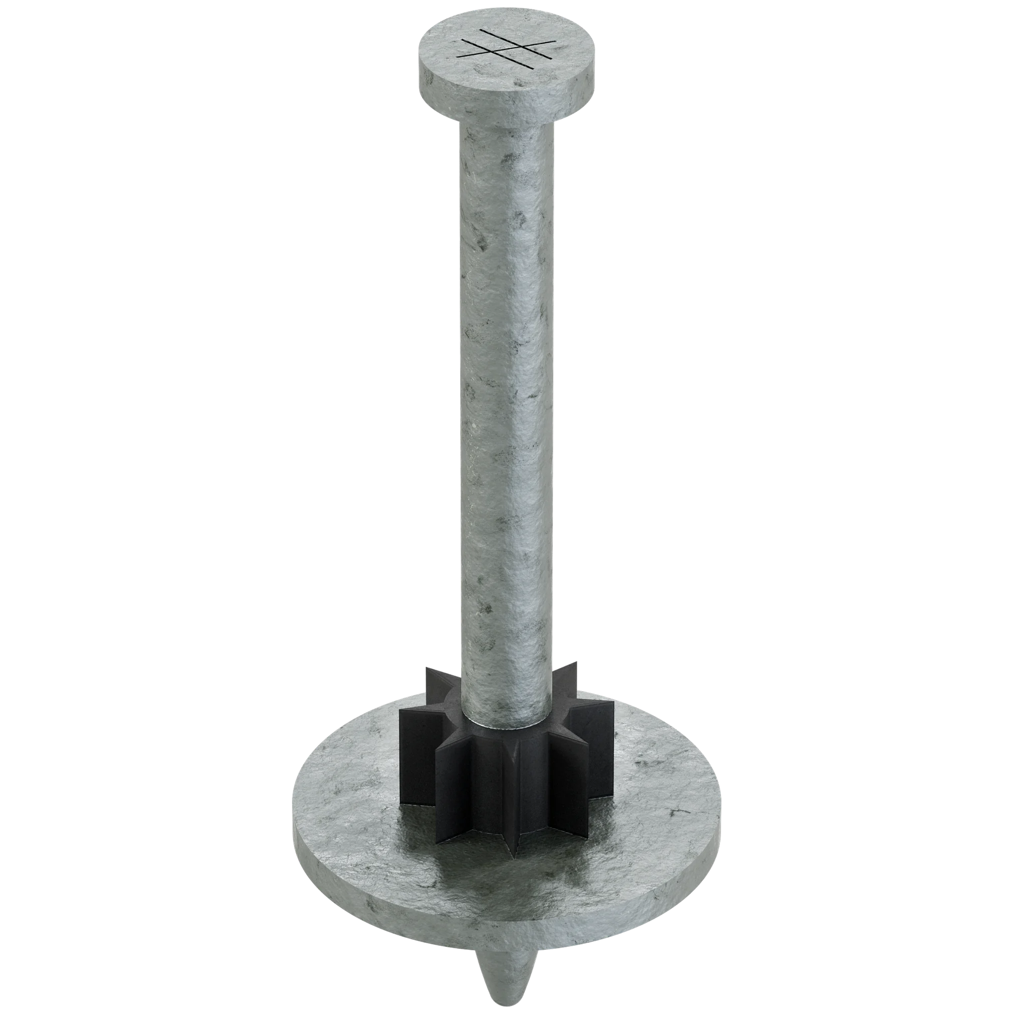 Simpson PDPAWL-187 PDPAWL .157-in. x 1-7/8-in. Powder-Actuated Pin w/ 1-in. Washer (100-Qty)