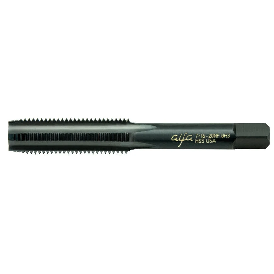 ALFA Tools HTT80041 9/16-18 HSS BLACK ALFA USA HAND TAP TAPER 3/pack