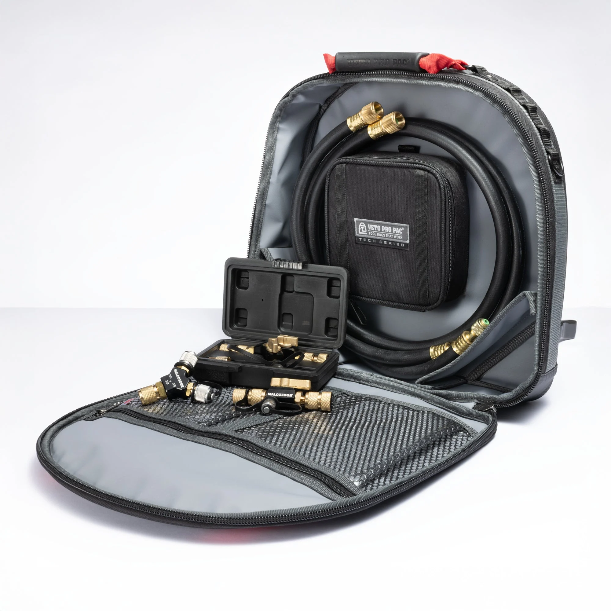MalcoEdge™ Turboflow™ Vacuum Kit - Dual in Veto® Hose Hauler Bag (HHK2)