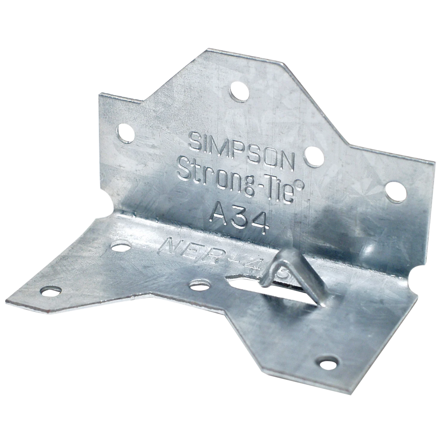 Simpson Strong-Tie A34Z 1-7/16 X 2-1/2IN FRAMING ANGLE ZMAX