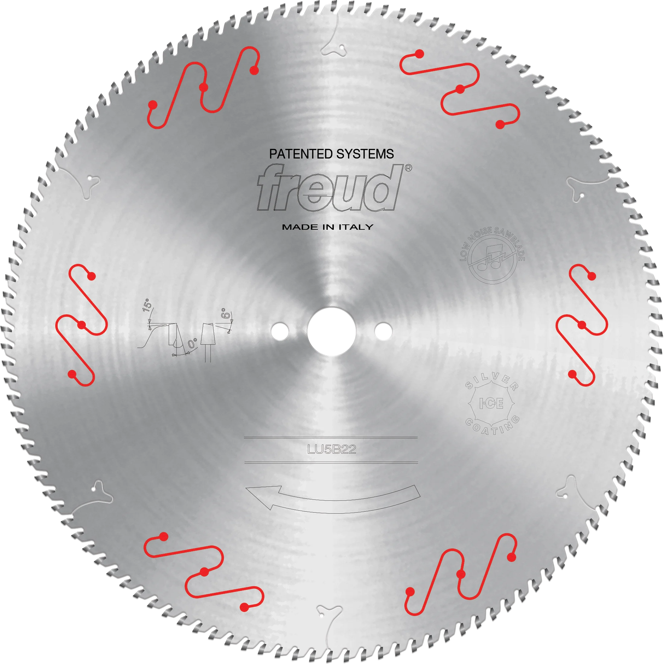 Freud LU5B22 400mm Thin to Medium Aluminum & Non Ferrous Blades with Mechanical Clamping - Freud/Diablo