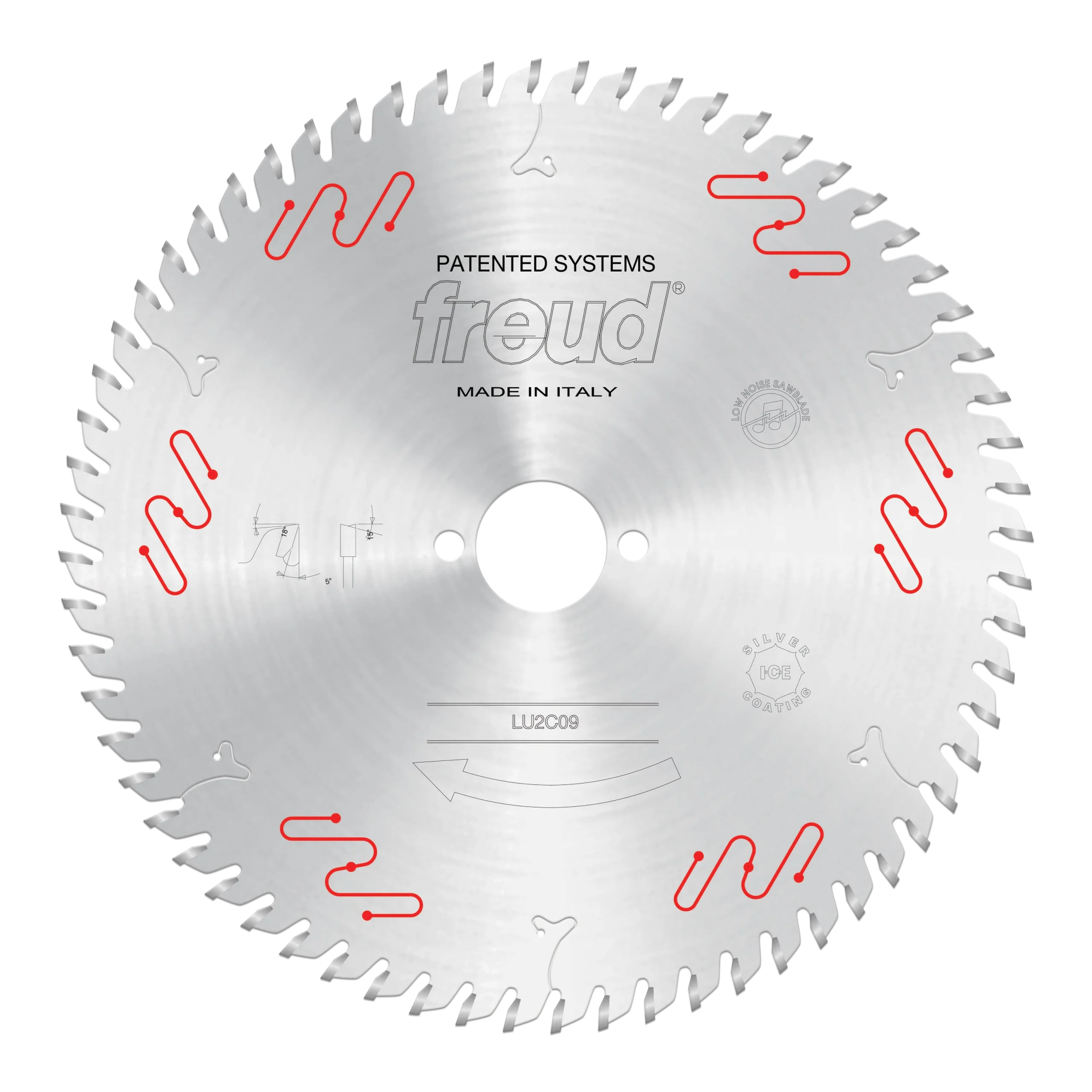 Freud LU2C09 220mm Carbide Tipped Blade for Crosscutting - Freud/Diablo