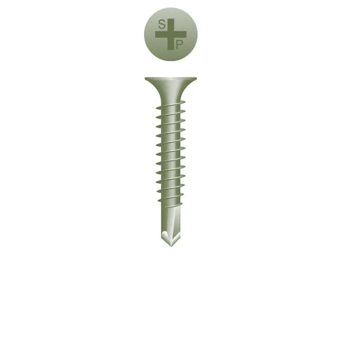 Strong-Point D617R Phillips Bugle Head,Ruspert Coated, 6-20 x 1-7/8, #2 Point, Box of 4,000 Self-Drilling Screws