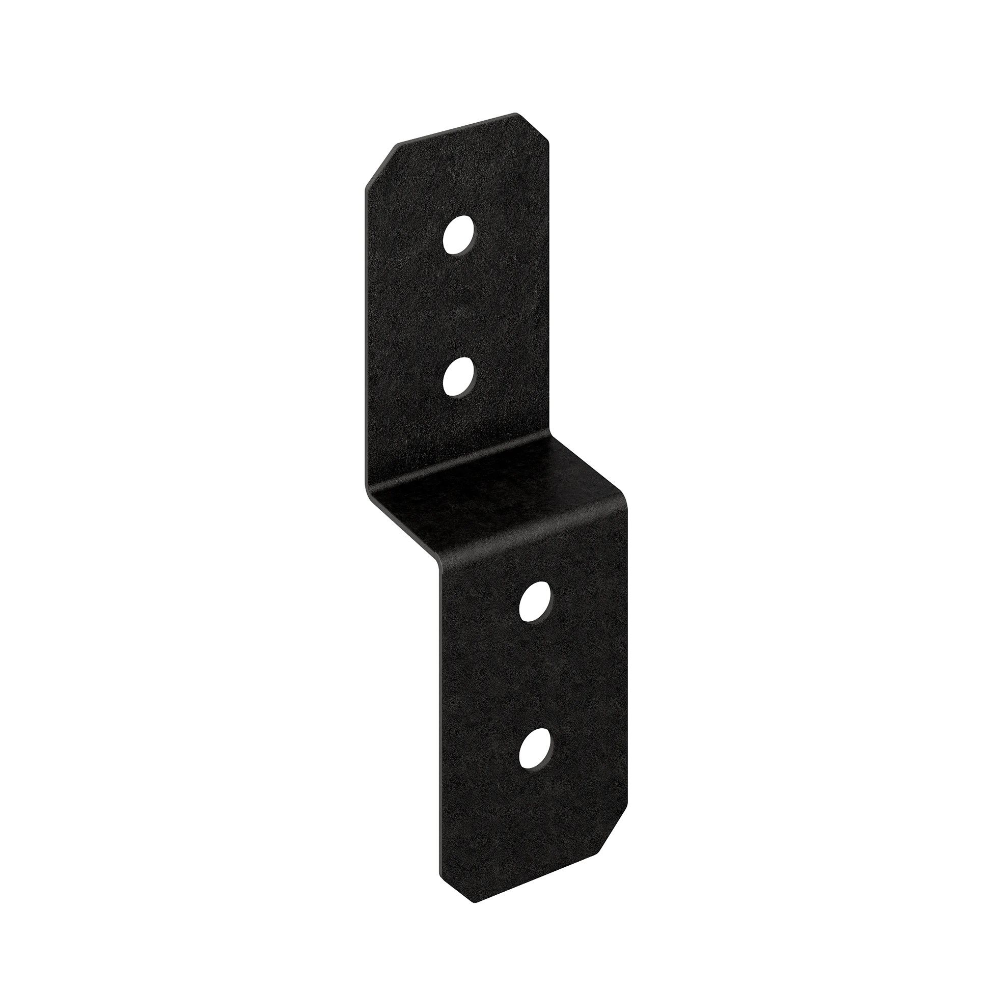 Simpson APVDJT2R-4 Outdoor Accents Avant Collection 3 in. ZMAX, Black Powder-Coated Deck Joist Tie for Rough 2x