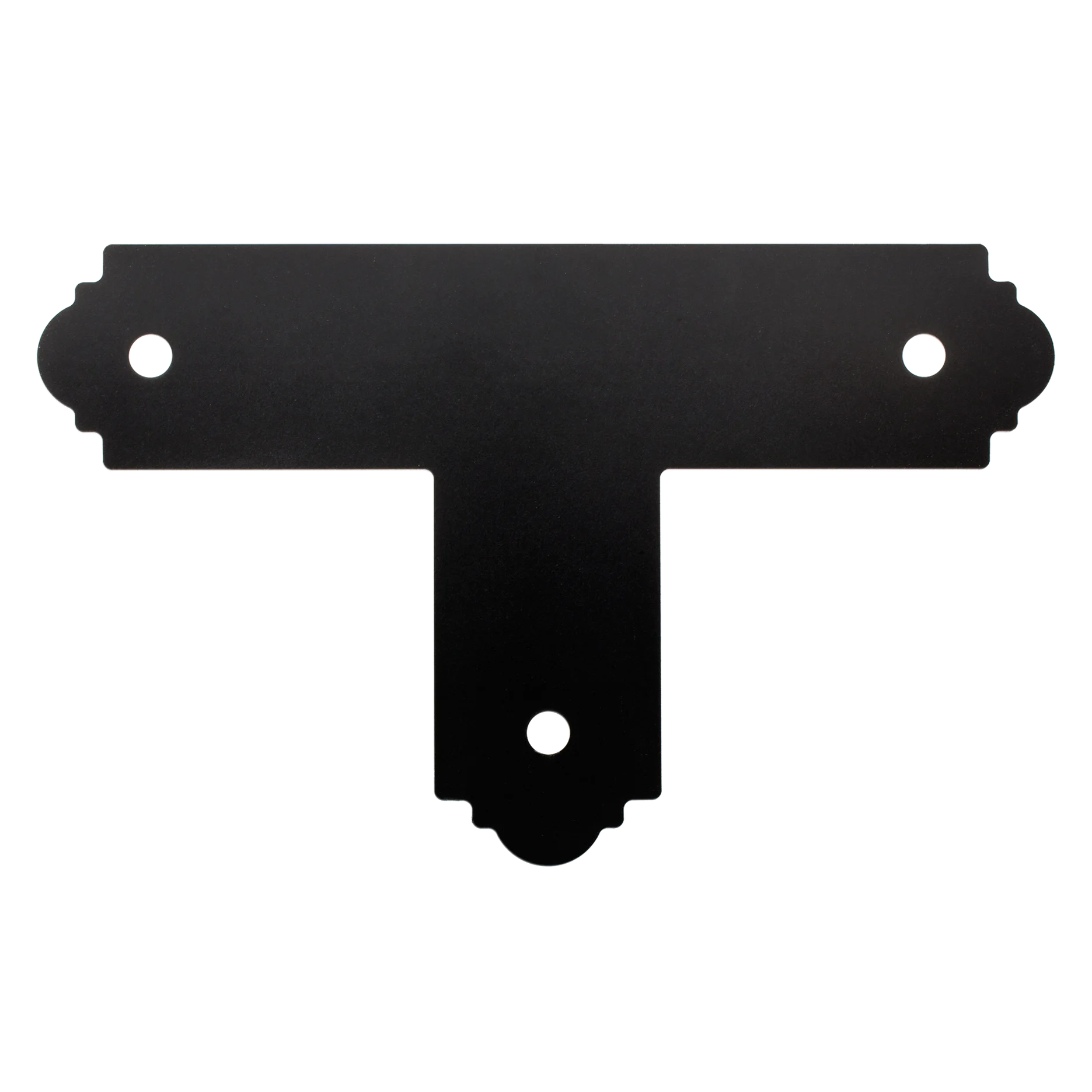 Simpson APT4 Outdoor Accents Mission Collection ZMAX, Black Powder-Coated T Strap for 4x4