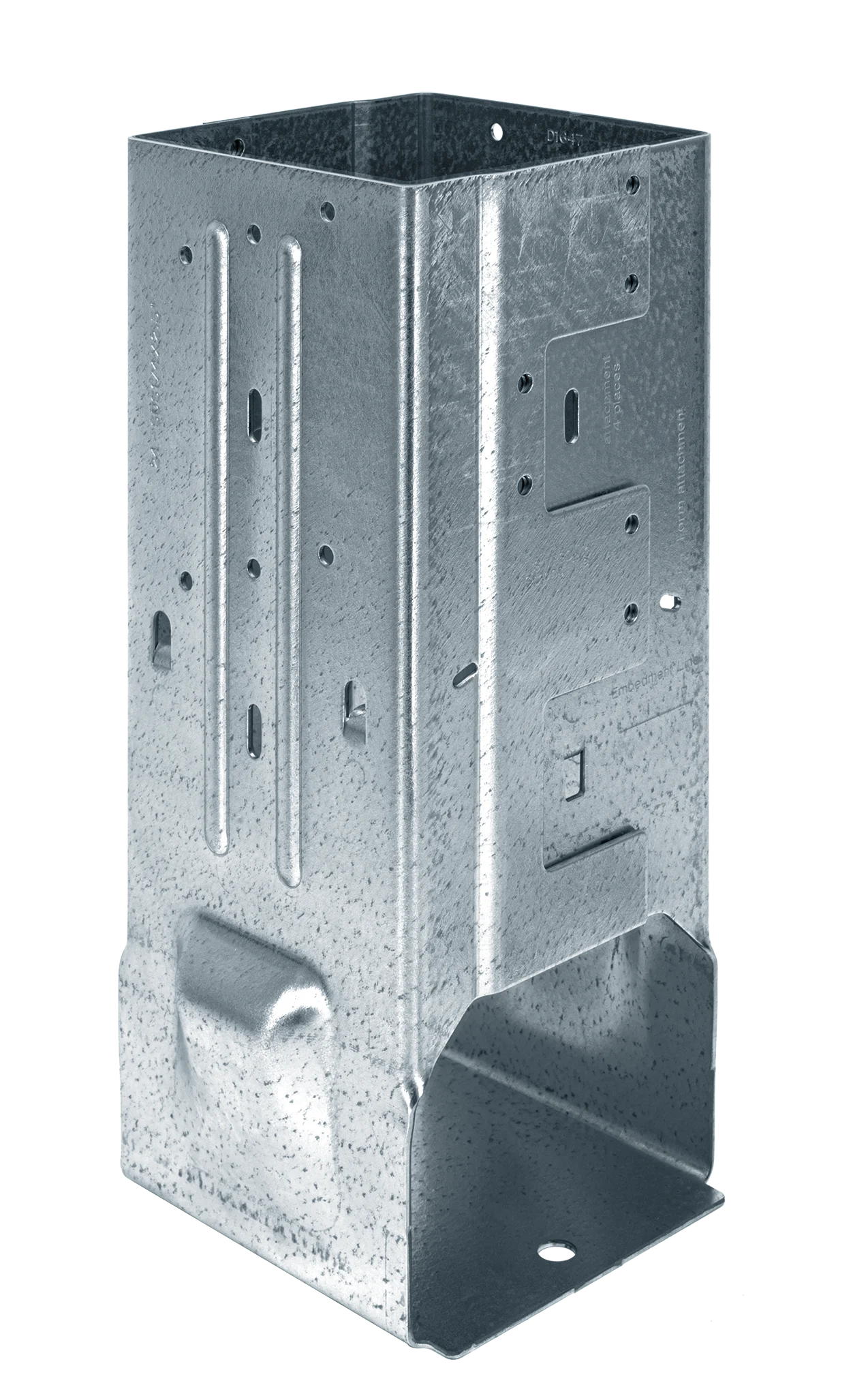 Simpson MPB66Z MPBZ ZMAX Galvanized Moment Post Base for 6x6 w/ SDS Screws - Simpson Strong-Tie