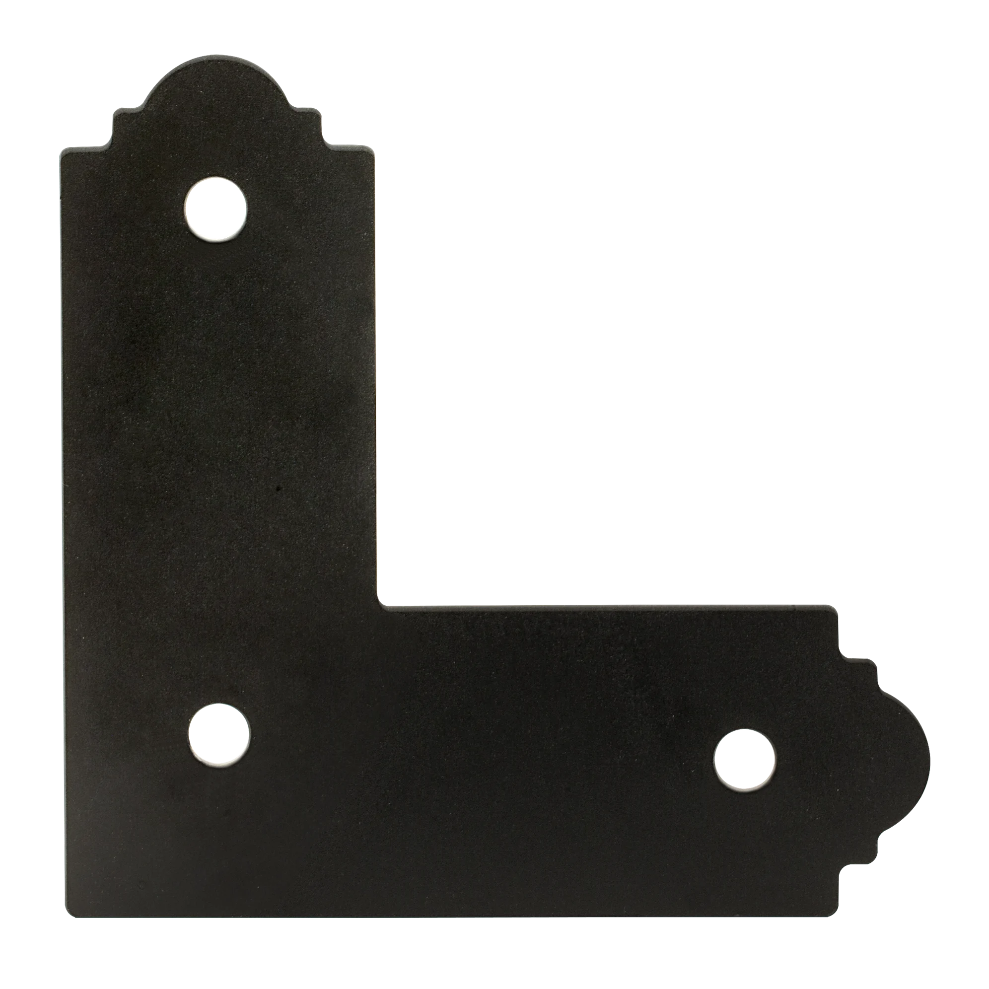 Simpson APL4 Outdoor Accents Mission Collection ZMAX, Black Powder-Coated L Strap for 4x4