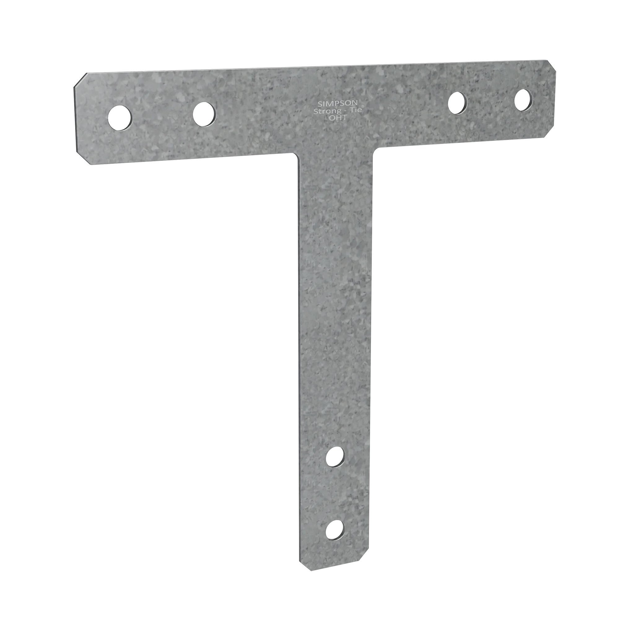 Simpson 1616HTHDG HT 16 in. x 16 in. 7-Gauge Hot-Dip Galvanized Heavy T Strap
