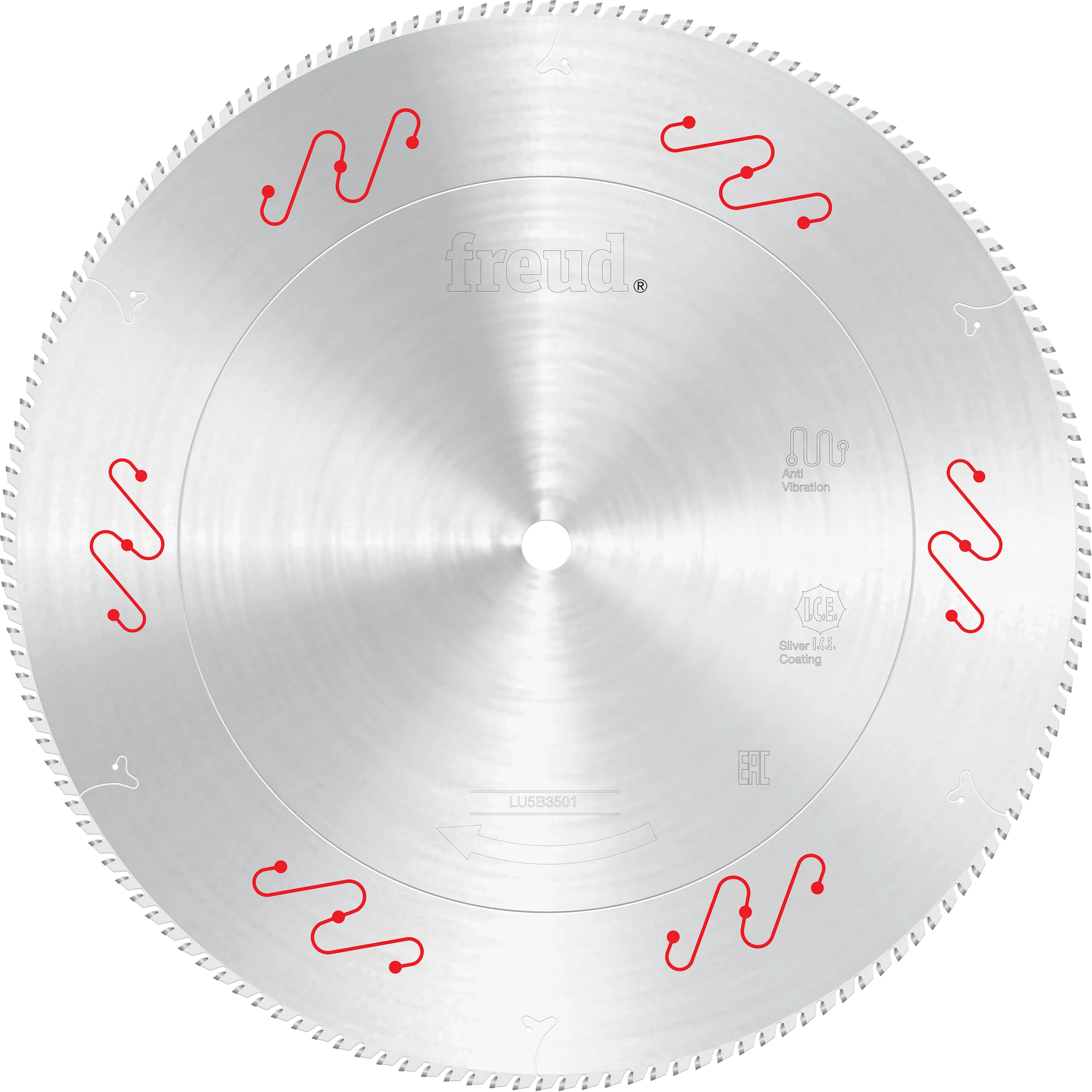 Freud LU5B3501 550mm Thin to Medium Aluminum & Non Ferrous Blades with Mechanical Clamping - Freud/Diablo