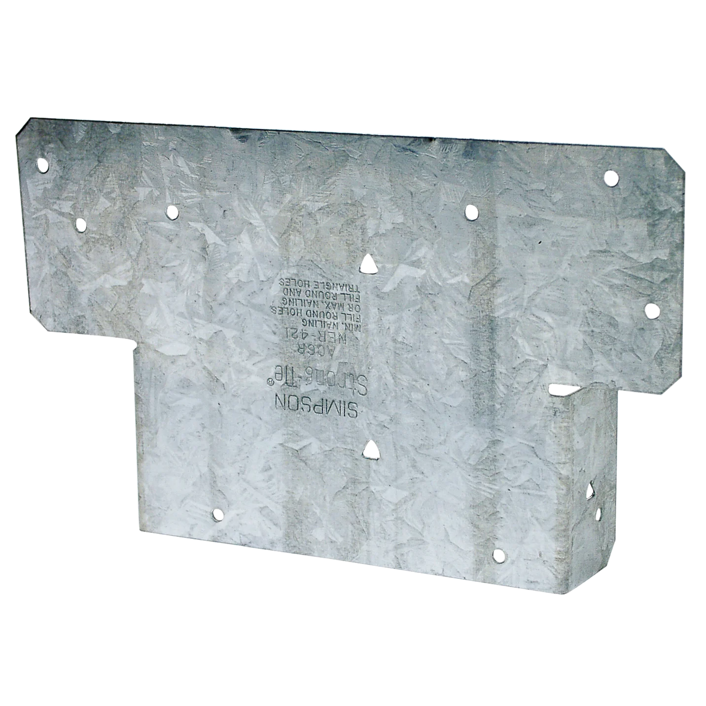 Simpson AC6RZ AC ZMAX Galvanized Adjustable Post Cap for 6x Rough - Simpson Strong-Tie