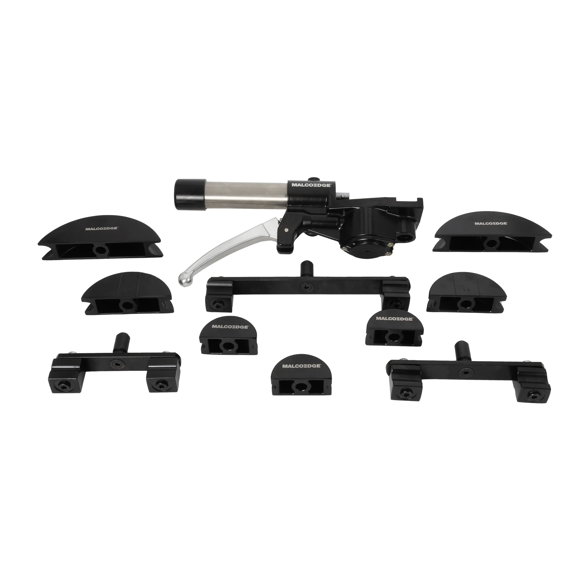 MalcoEdge HYB Hydraulic Tube Bender Multi-Size Kit for HVAC-R – 7 Mandrels & 3 Cross Bars (1/4”, 5/16”, 3/8”, 1/2”, 5/8”, 3/4”, 7/8”)