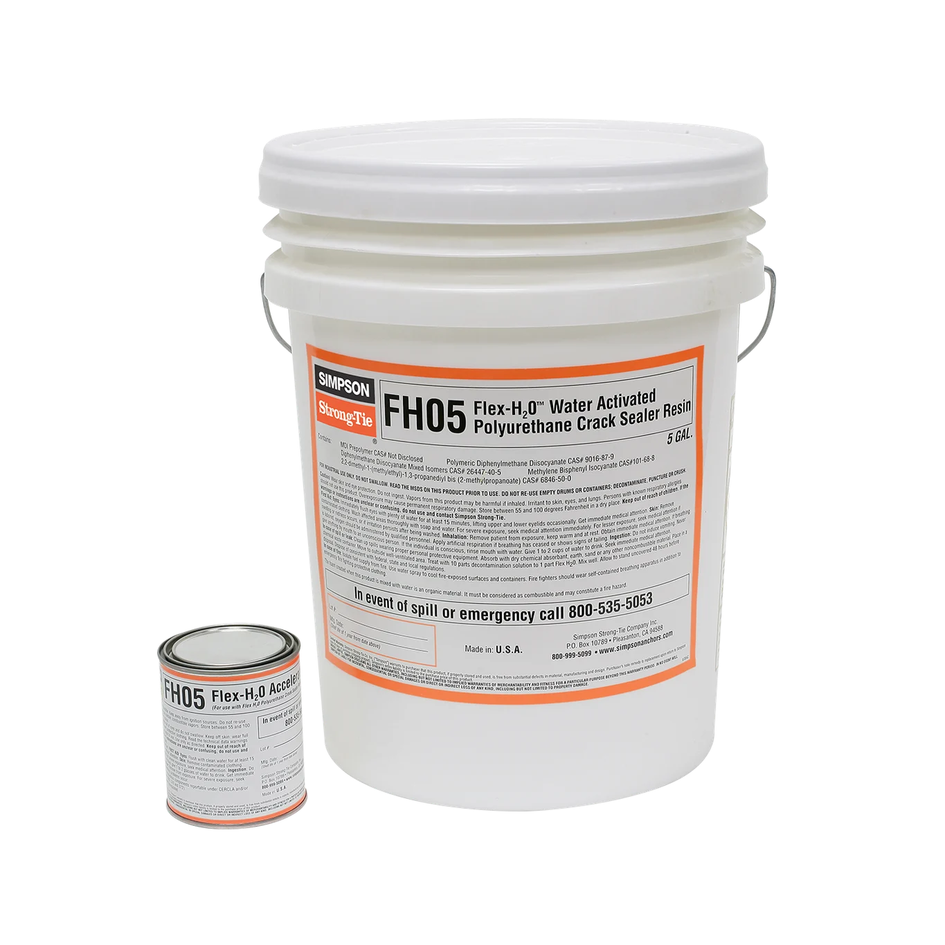 Simpson Strong-Tie FH05 5 GAL RESIN FLEX PK H20 W/PINT ACCELERAT