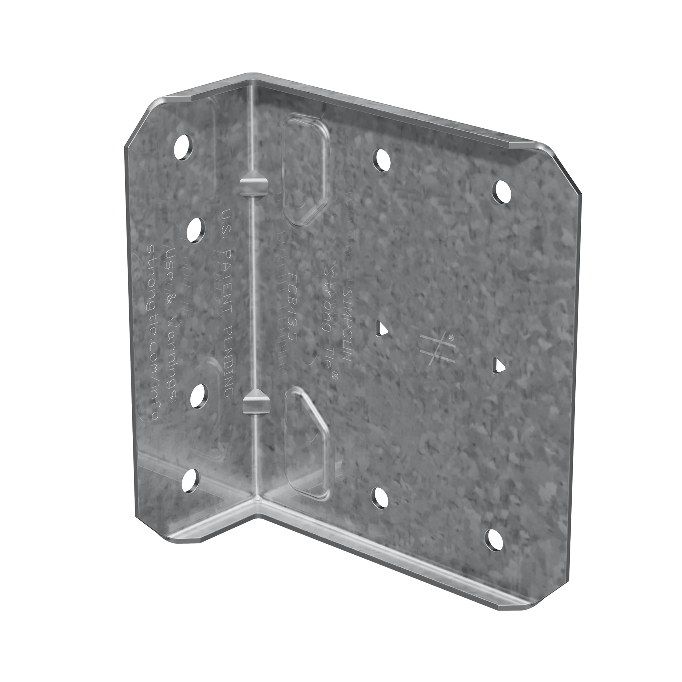 Simpson MFCB43.5-R25 MFCB 3-1/2 in. Bypass Framing Fixed-Clip Connector (25-Qty)