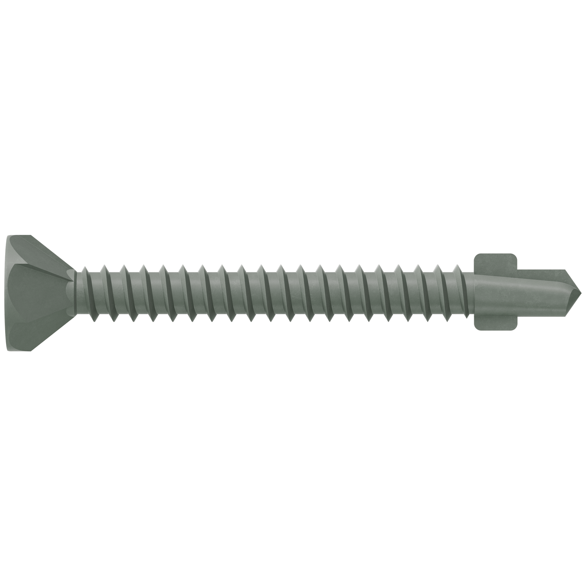 Simpson CBSDQ158S CBSDQ Sheathing-to-CFS Screw (Collated) — #8 x 1-5/8 in. #2 Square Undersized (1500-Qty)
