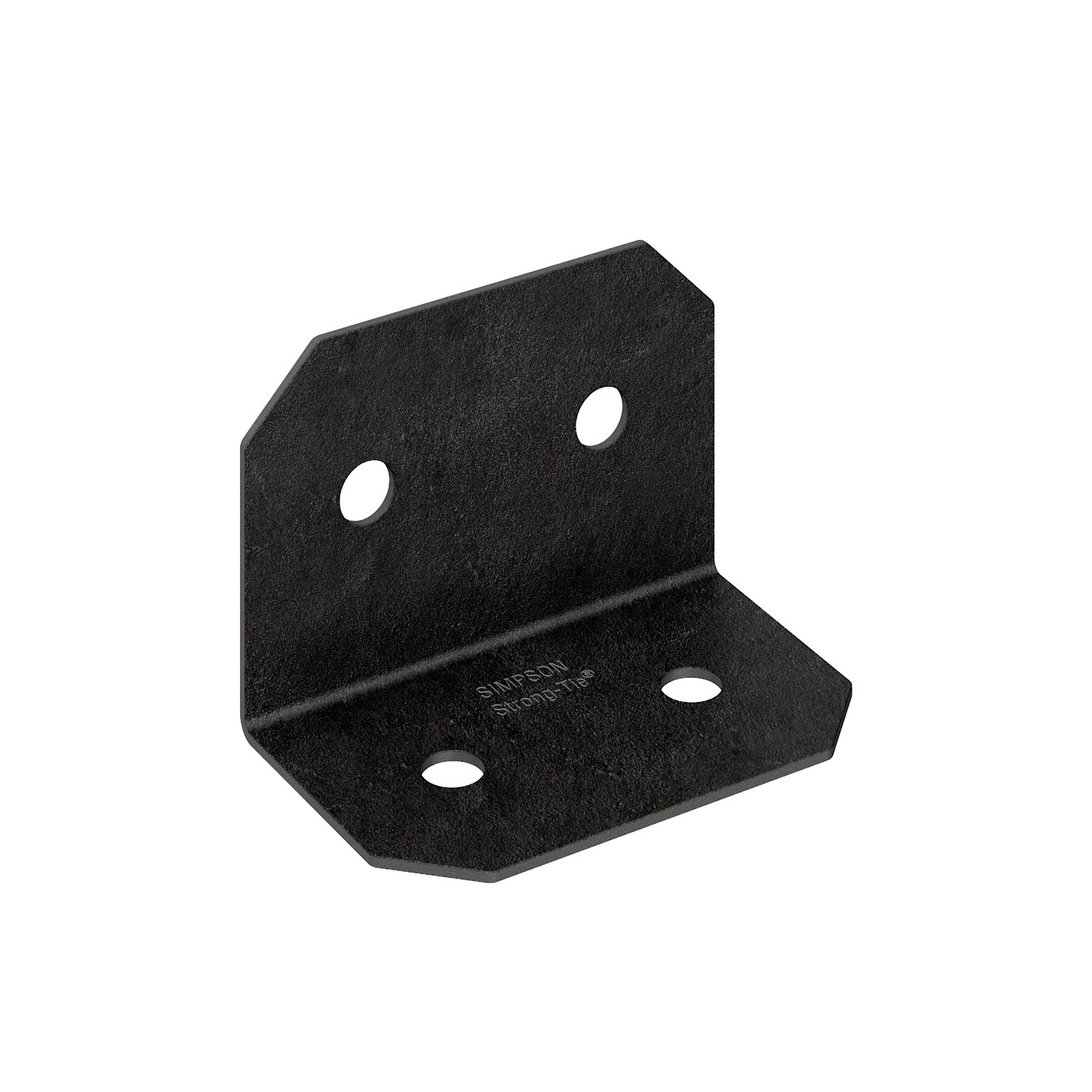 Simpson APVA6 Outdoor Accents Avant Collection ZMAX, Black Powder-Coated 90° Angle for 6x