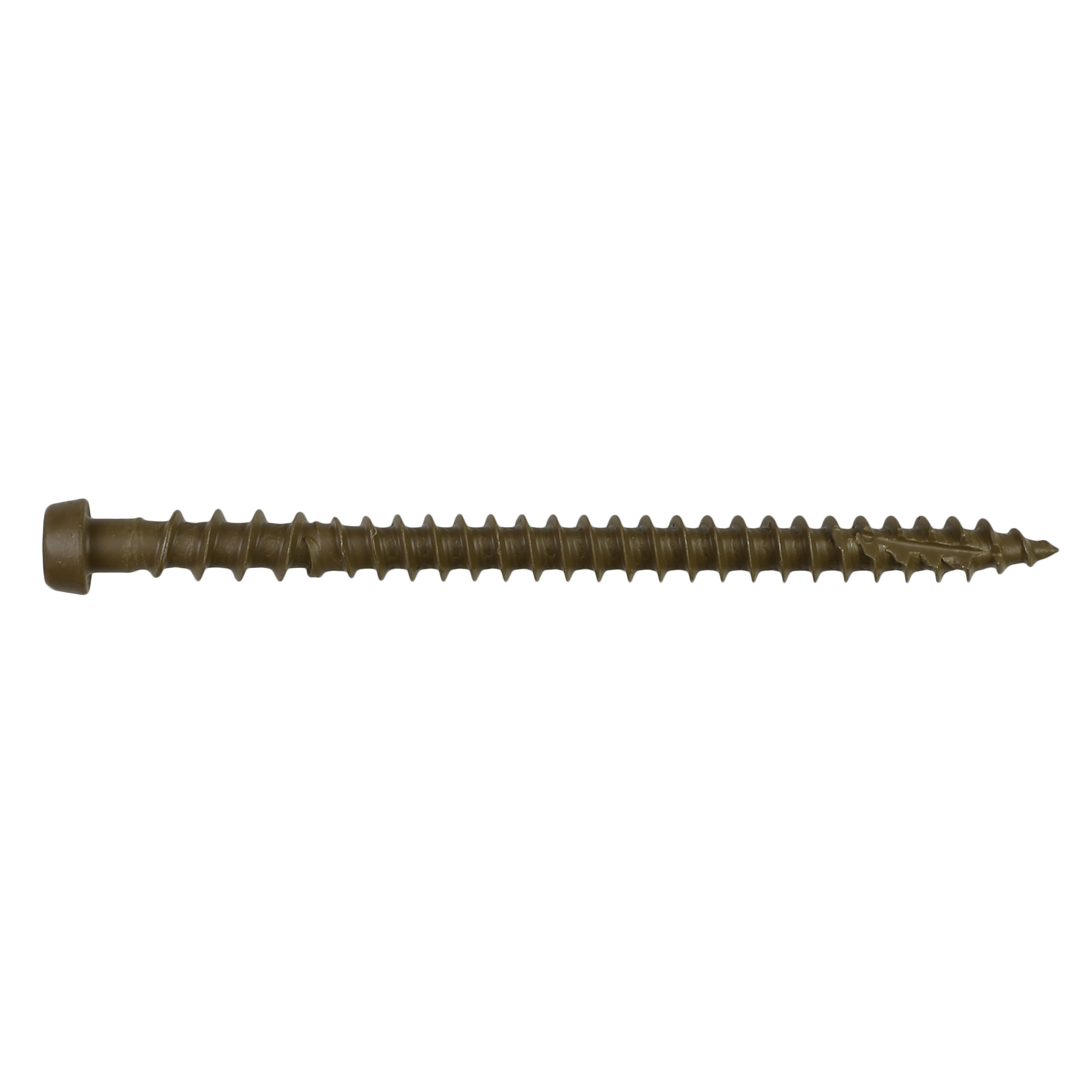 Simpson DCU234BR01MB Deck-Drive DCU COMPOSITE Screw — #10 x 2-3/4 in. T20, Quik Guard, Brown 01 (1750-Qty)