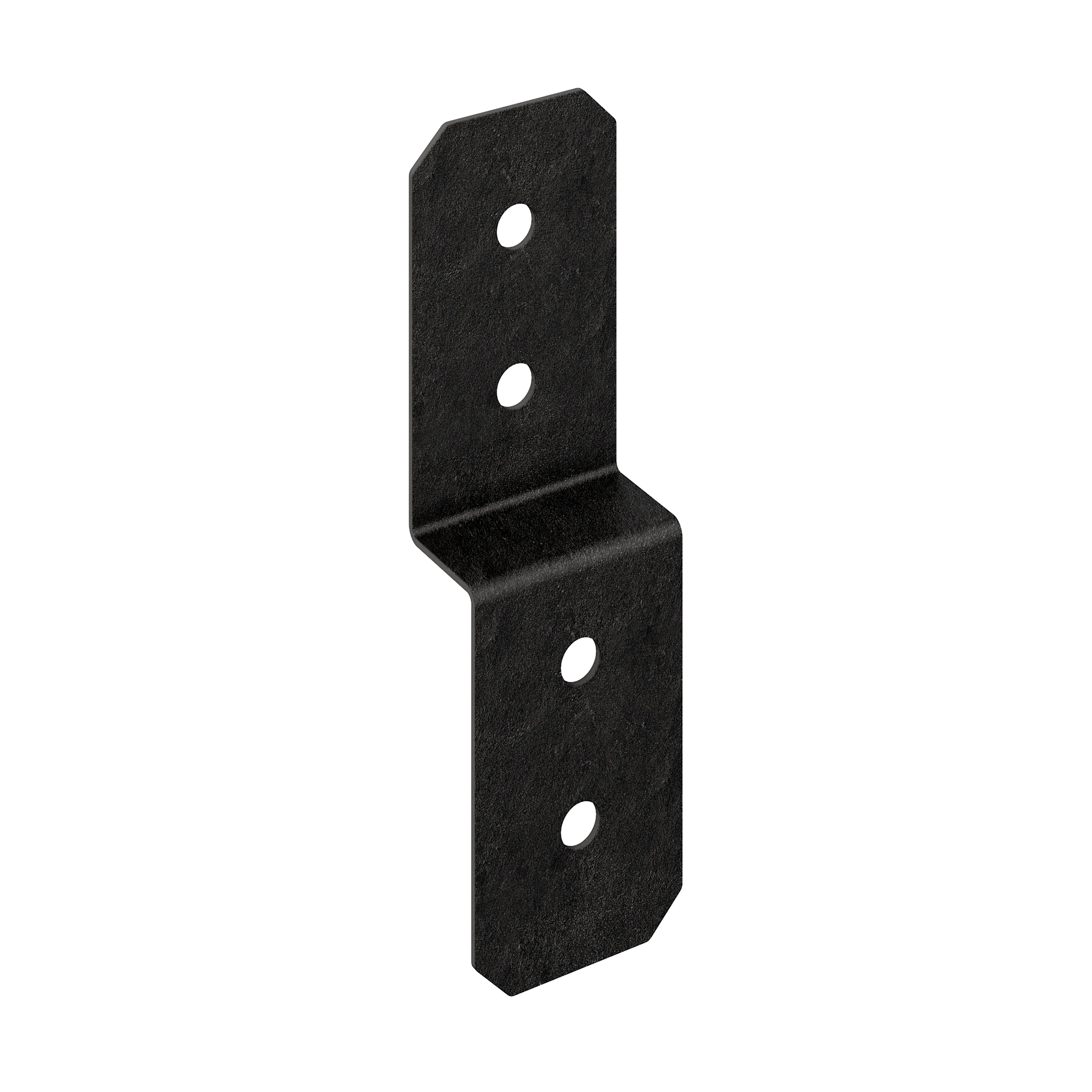 Simpson APVDJT2-4 Outdoor Accents Avant Collection 3 in. ZMAX, Black Powder-Coated Deck Joist Tie for 2x