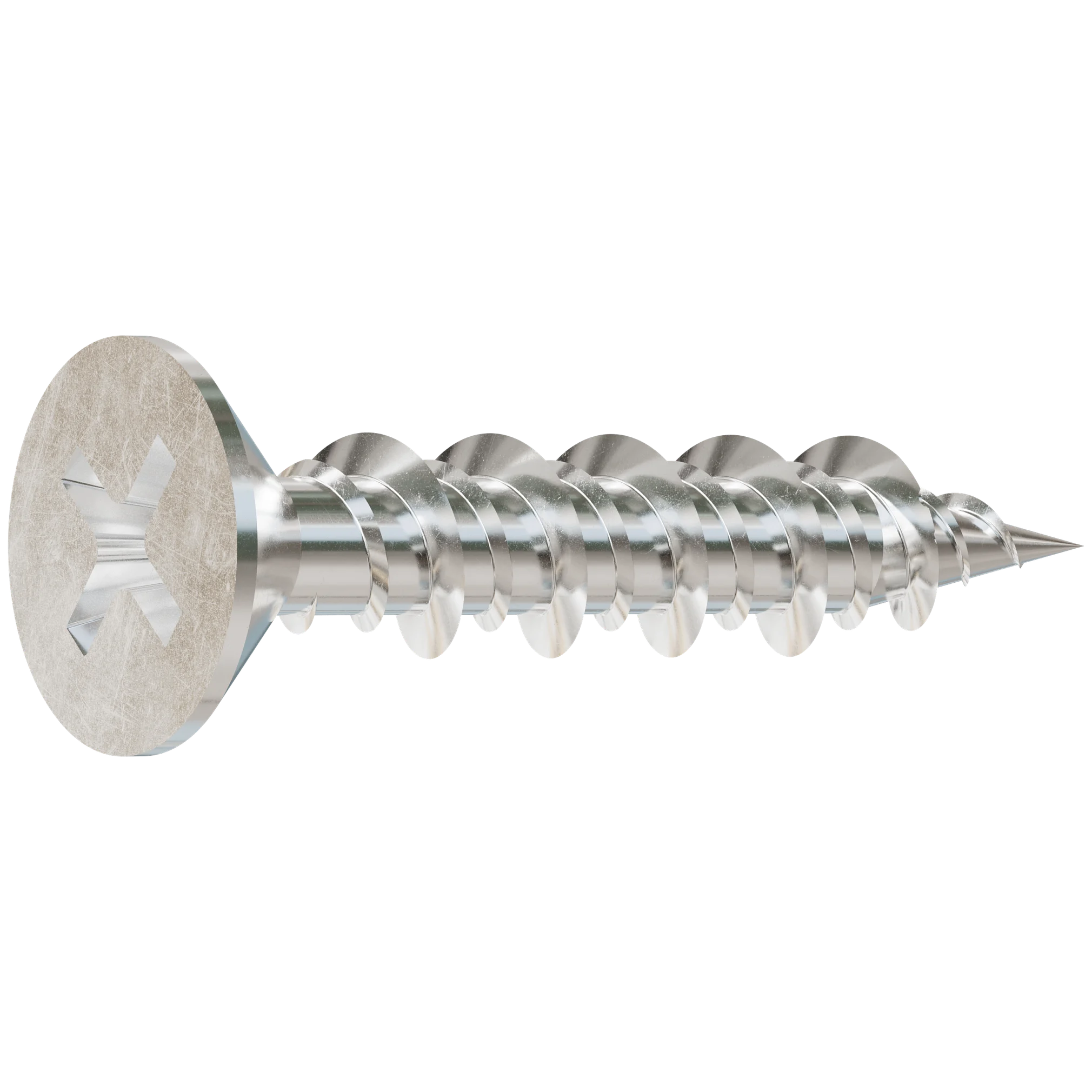 Simpson T10J100FXC Marine Screw, Flat Head — #10 x 1 in. #2 Phillips Drive, Type 316 (100-Qty)