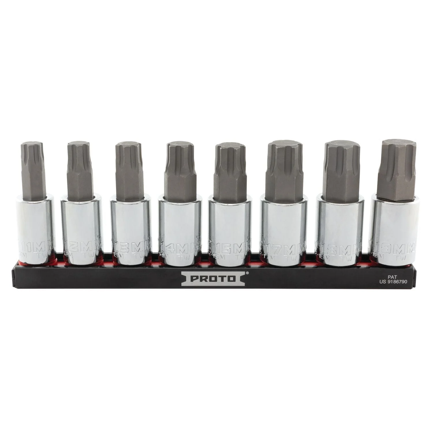 Proto J5441R8MM 8 Piece 1/2" Drive Advanced Hex Bit Socket Set - MM