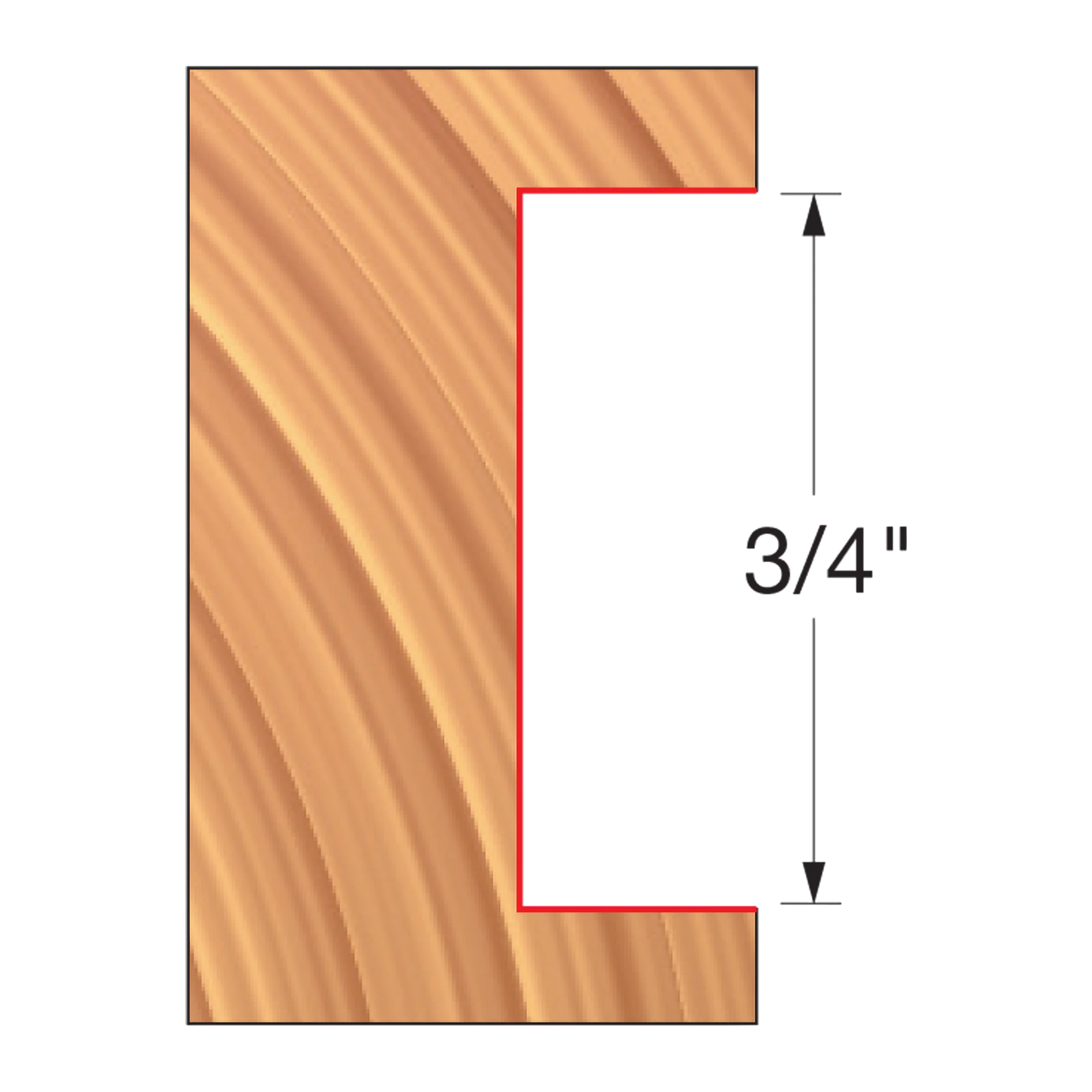 Freud UP174-IC 4" x v3/4" x 1-1/4" Groovers