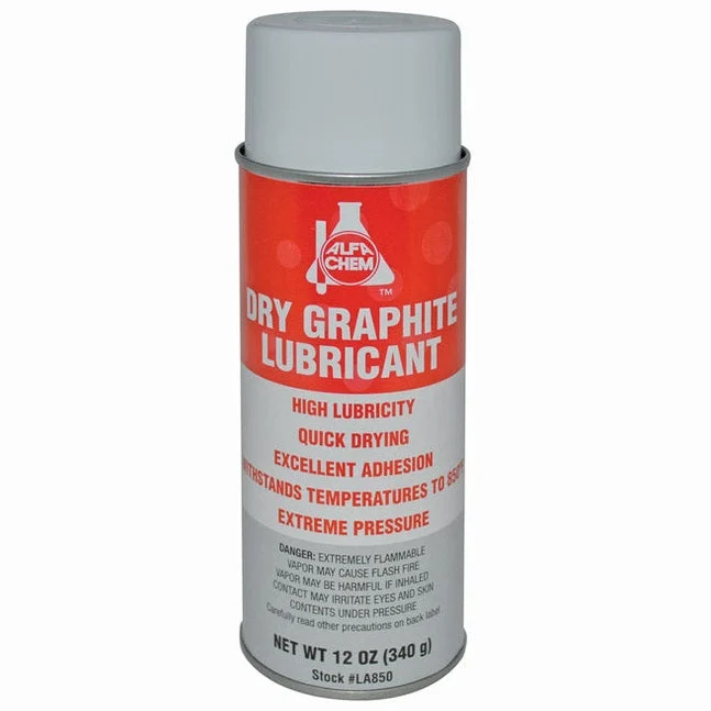 ALFA Tools LA850 16OZ MRO DRY GRAPHITE LUBE AEROSOL 12/pack