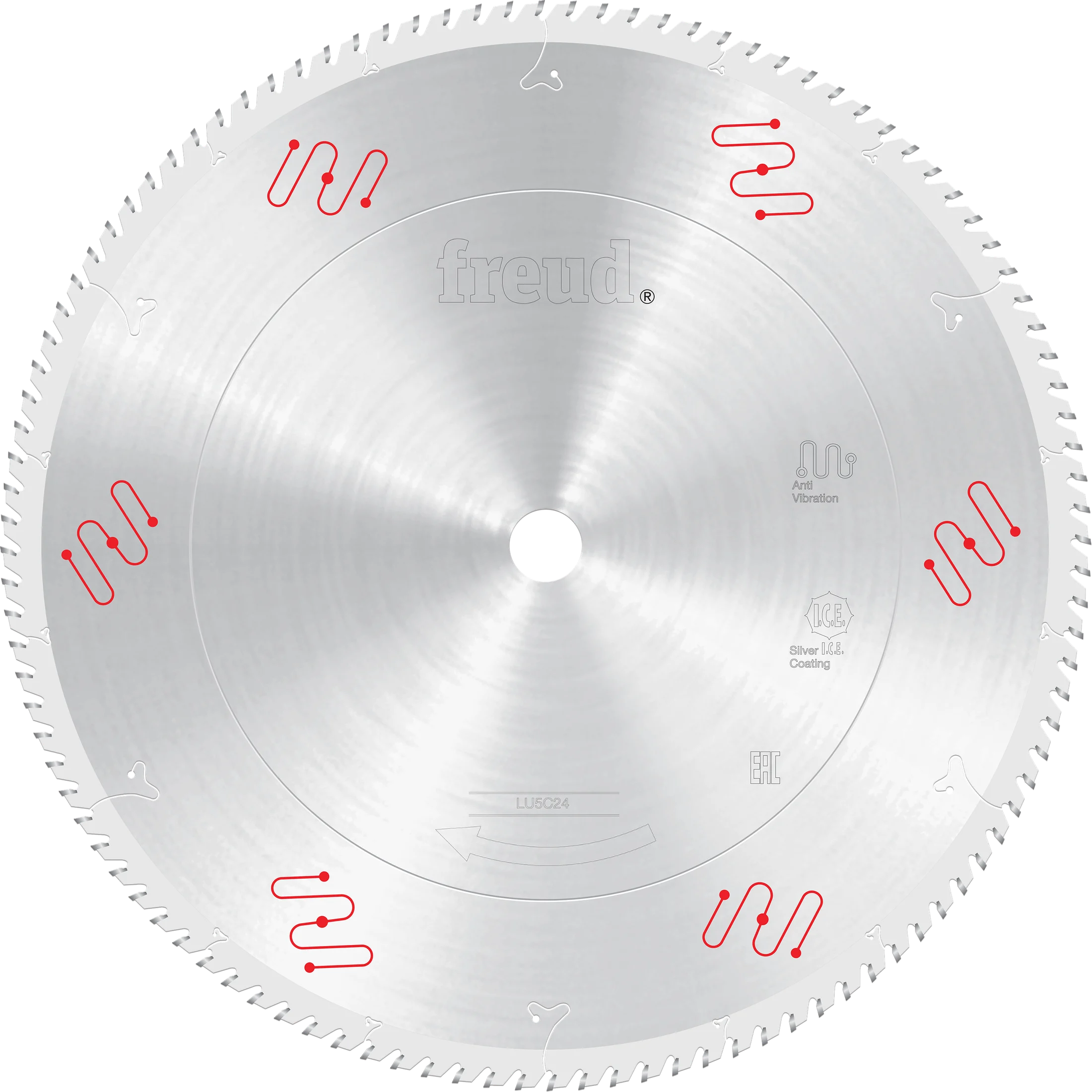 Freud LU5C24 450mm Medium to Thick Aluminum & Non-Ferrous Blades with or without Mechanical Clamping