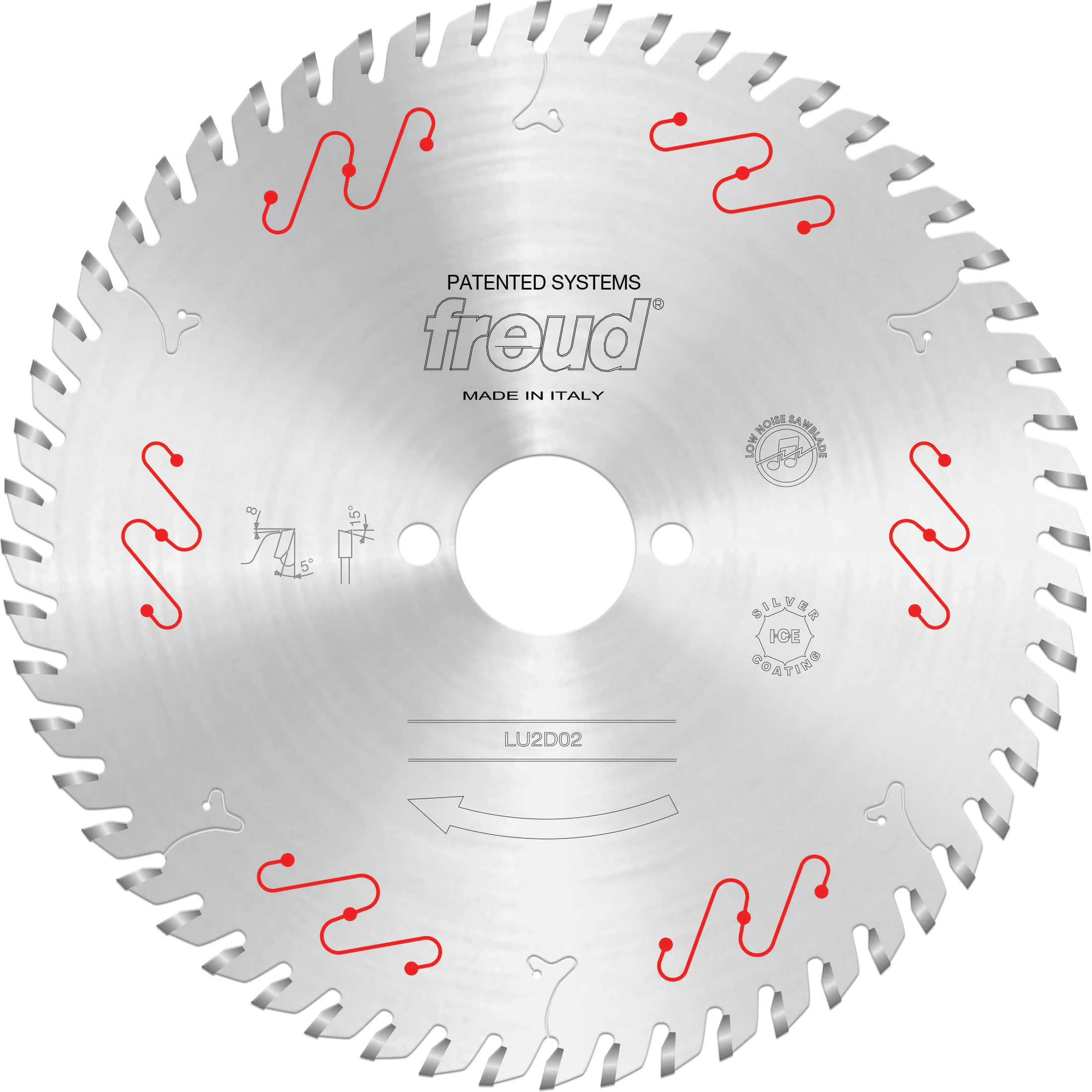 Freud LU2D02 180mm Thin Kerf Carbide Tipped Blade for Crosscutting - Freud/Diablo