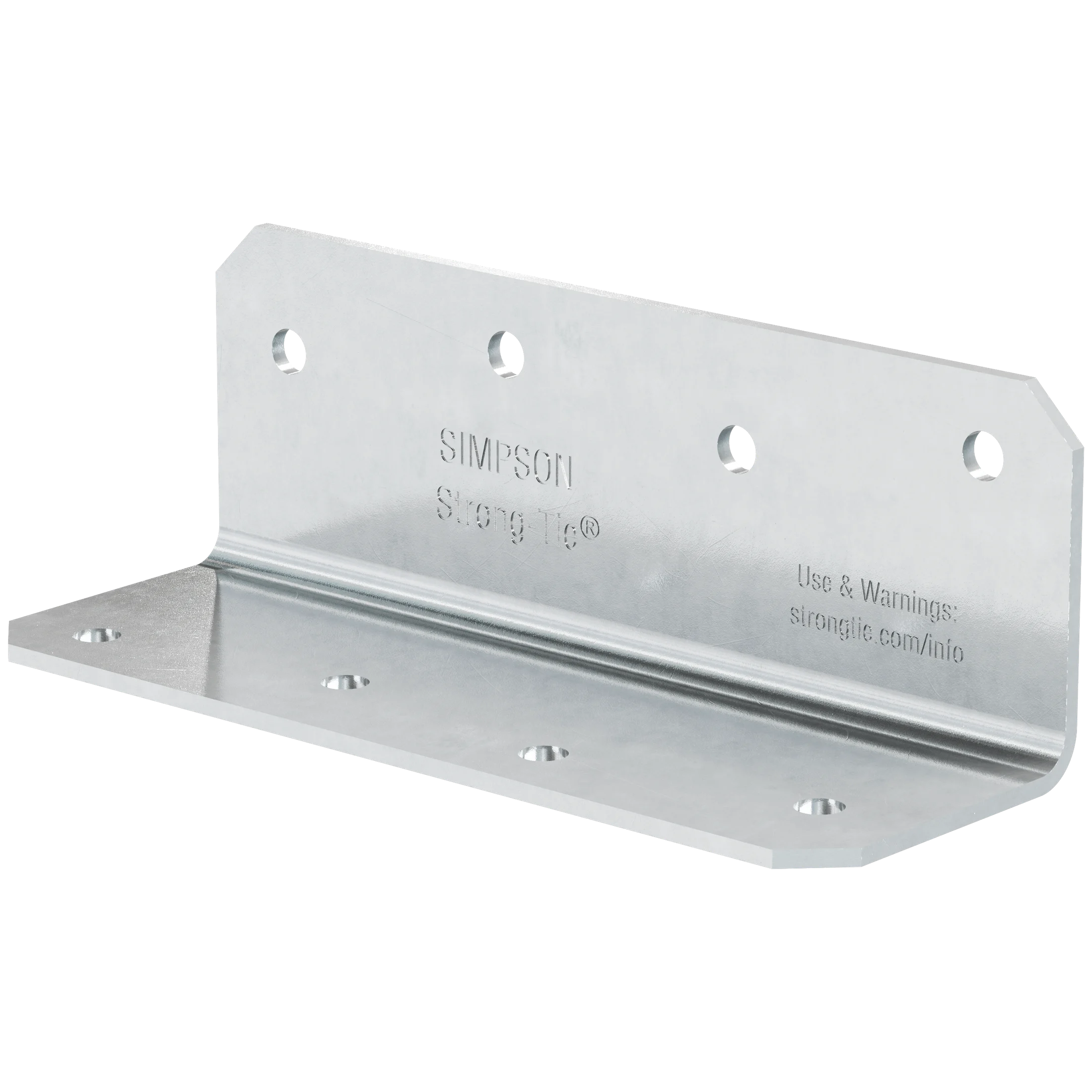 Simpson ML26SS ML 2 in. x 6 in. 12-Gauge Stainless-Steel Medium L Angle