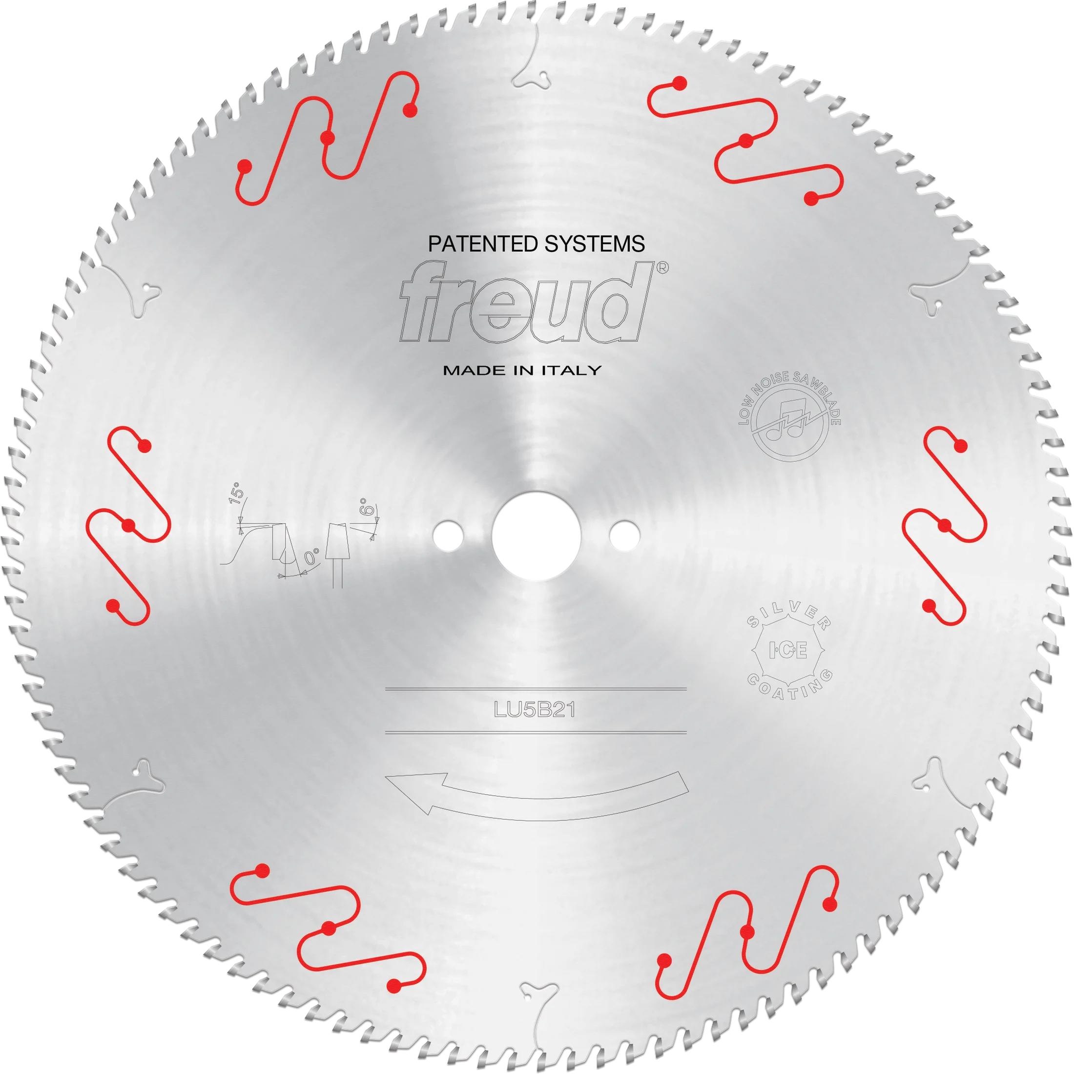 Freud LU5B21 380mm Thin to Medium Aluminum & Non Ferrous Blades with Mechanical Clamping - Freud/Diablo